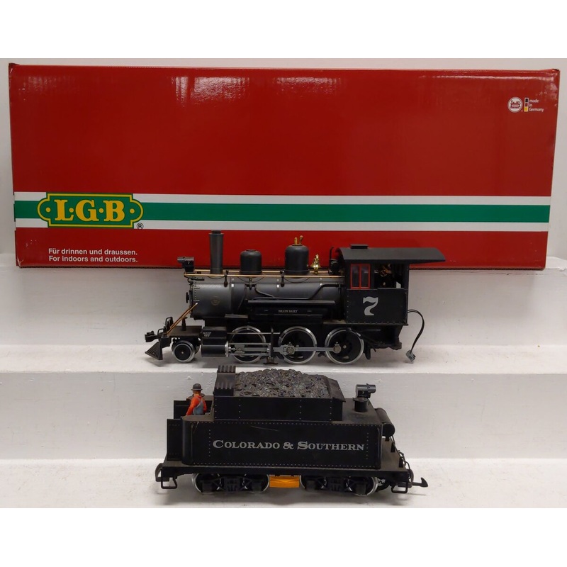 LGB 23191 G Scale Undecorated Mogul Steam Locomotive & Tender EX