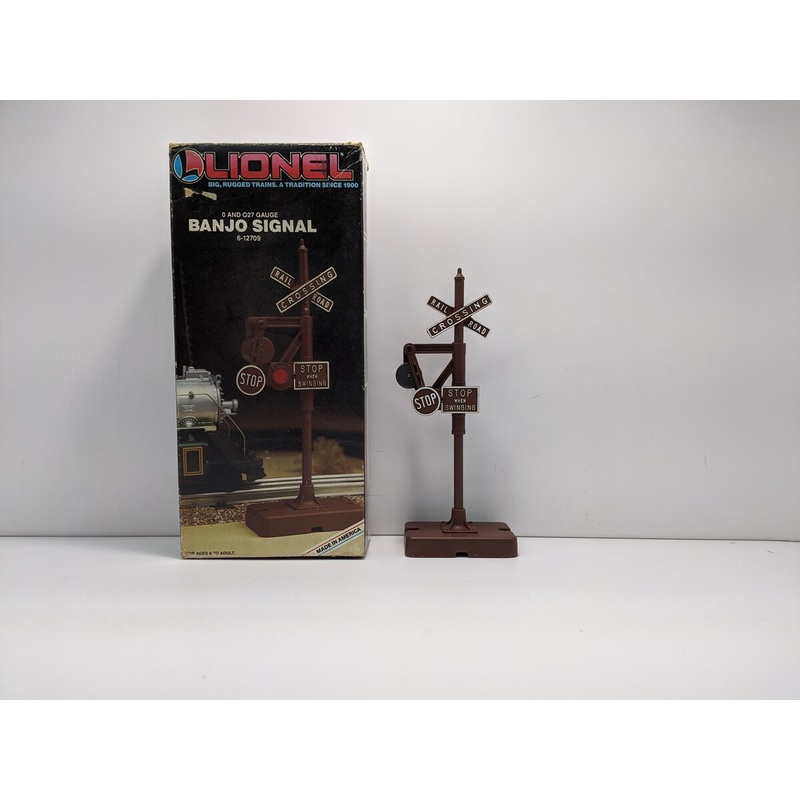 Lionel 6-12709 O Operating Banjo Signal LN/Box