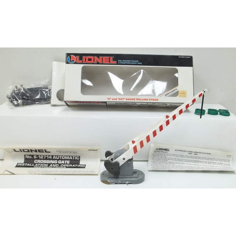 Lionel 6-12714 O/O27 Gauge Automatic Crossing Gate LN/Box