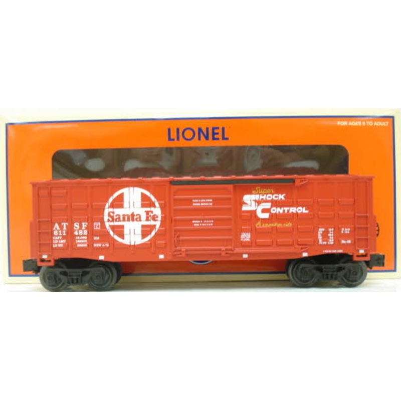 Lionel 6-15019 O Gauge Santa Fe Waffle Side Boxcar #611482 LN/Box