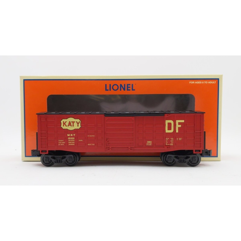 Lionel 6-15021 O Gauge Katy Waffle-Sided Boxcar EX/Box