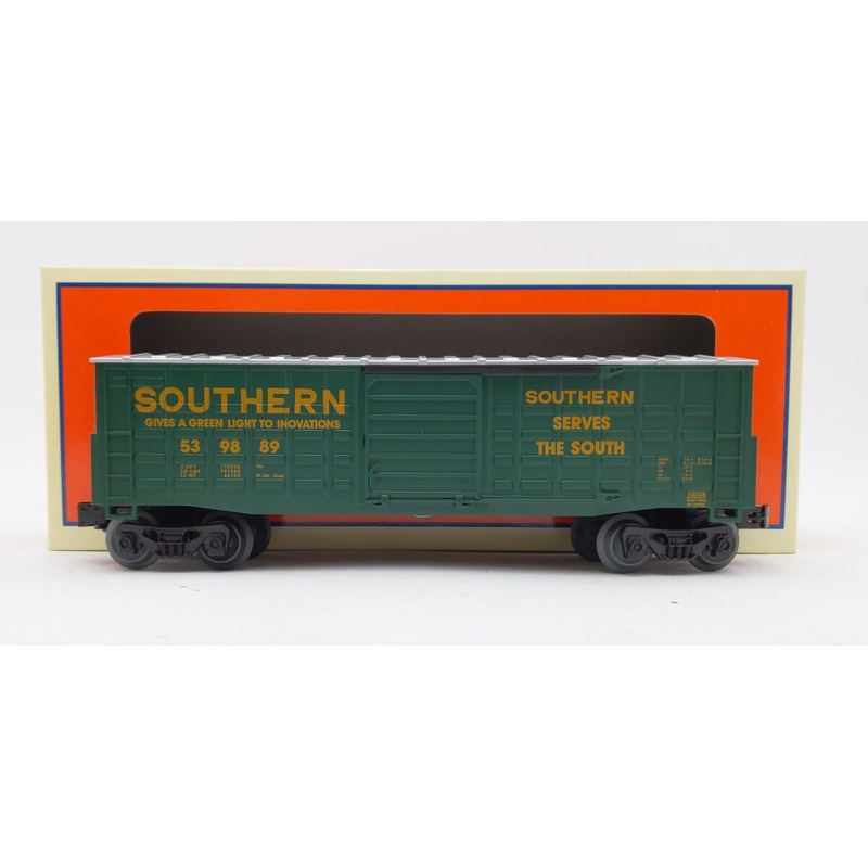 Lionel 6-15028 O Gauge Southern Waffle-Side Boxcar #539889 EX/Box