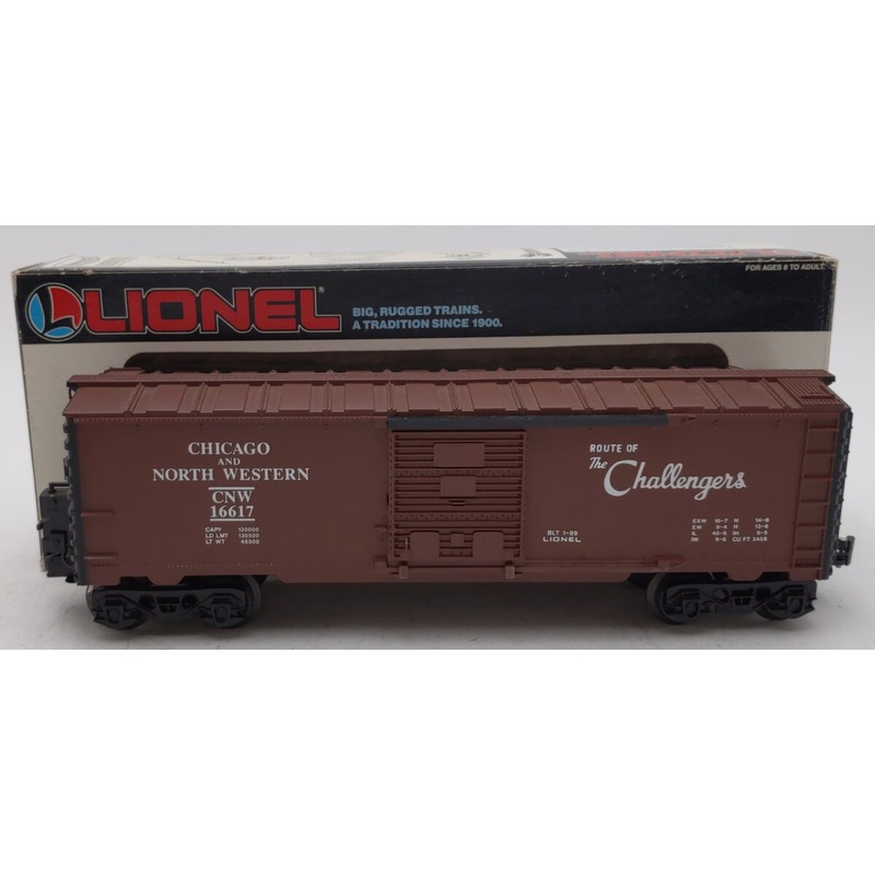 Lionel 6-16617 O Gauge Chicago & Northwestern Boxcar with ETD LN/Box