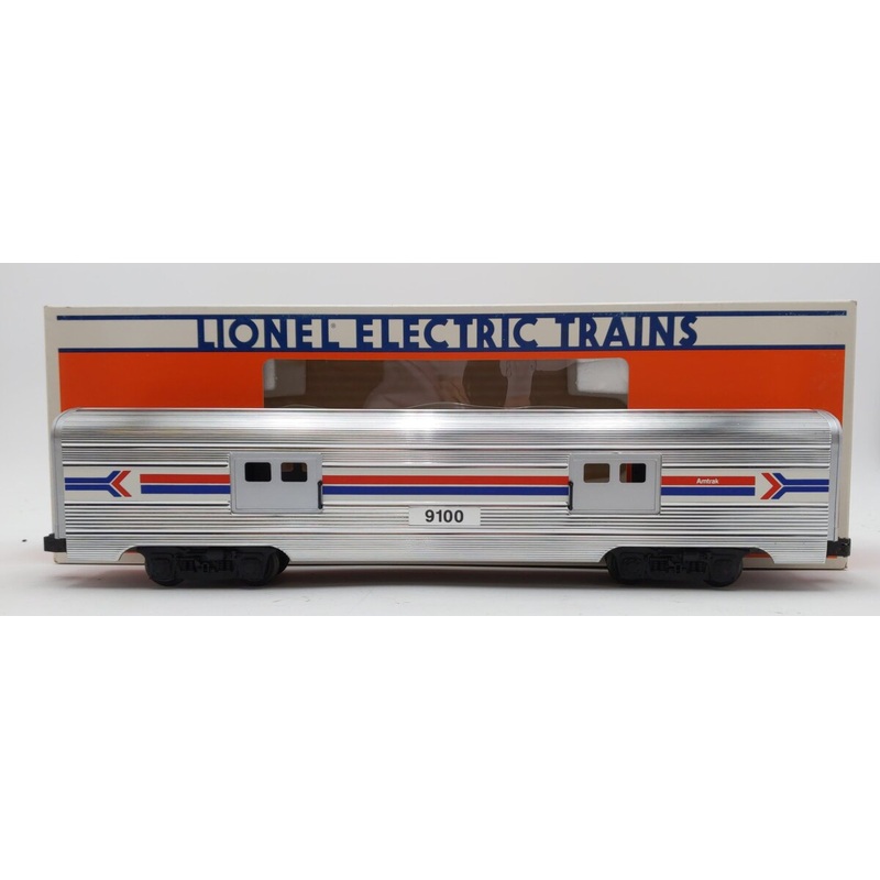Lionel 6-19100 O Gauge Amtrak Aluminum Baggage Car EX/Box
