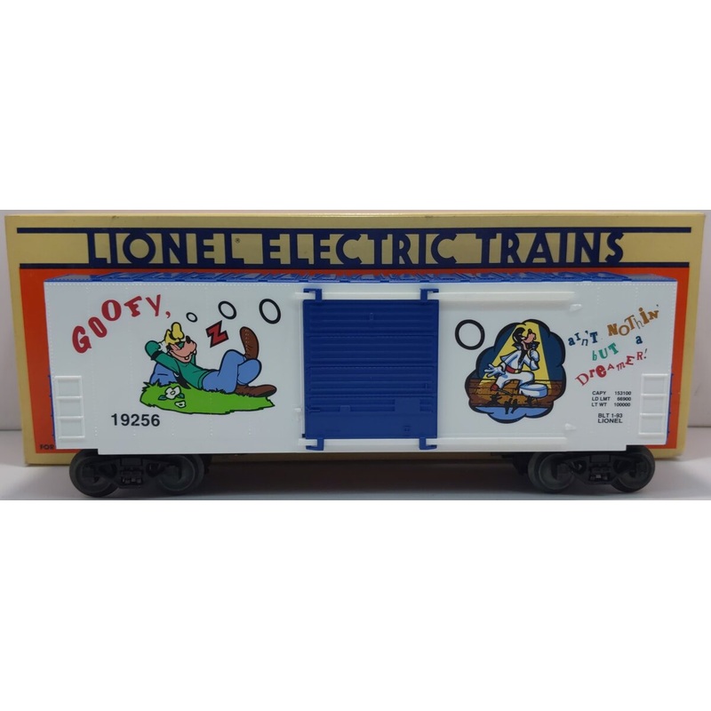 Lionel 6-19256 O Gauge Disney Goofy Hi-Cube Boxcar LN/Box