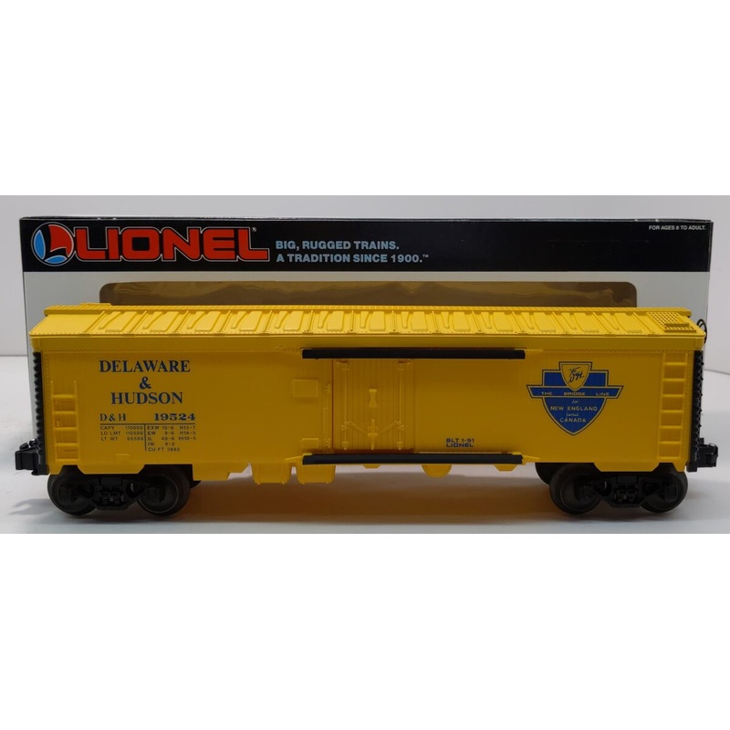 Lionel 6-19524 O Gauge Delaware & Hudson Refrigerator Car #19524 LN/Box
