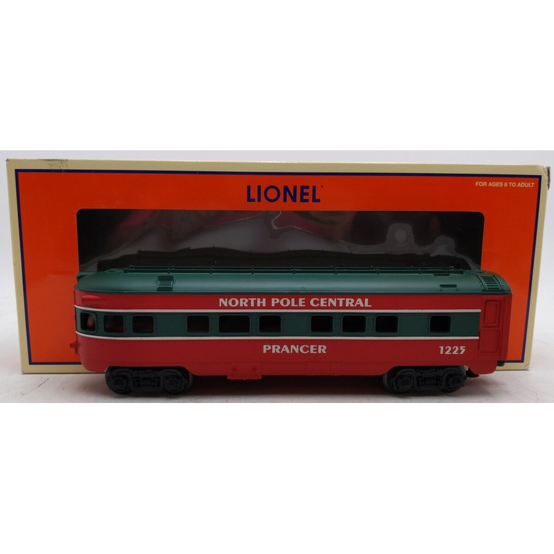 Lionel 6-25184 O-Gauge North Pole Central Prancer Observation Car #1224 EX/Box