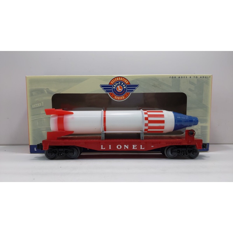 Lionel 6-26025 O Gauge PWC Lionel Flat Car With Rocket PWC LN/Box