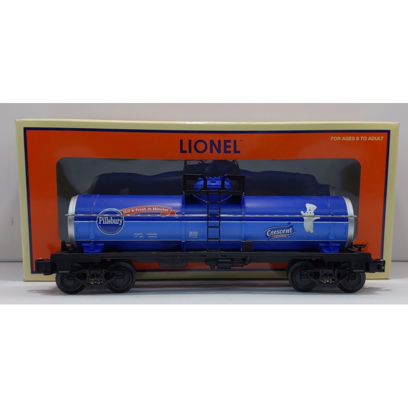 Lionel 6-26153 O Gauge Pillsbury Single Dome Tank Car LN/Box