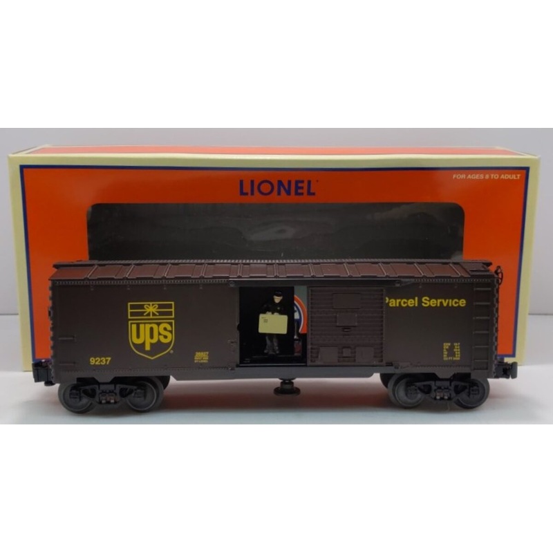 Lionel 6-26827 O Gauge UPS Archive Operating Boxcar #9237 EX/Box