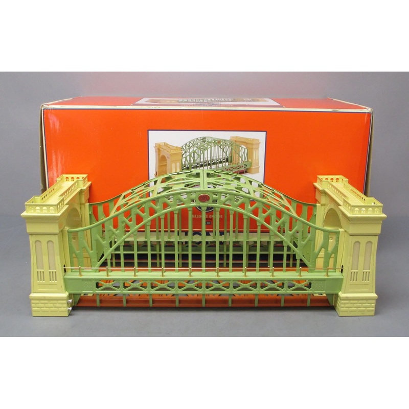 Lionel 6-32904 O Gauge Green & Cream Tinplate Hellgate Bridge #305 MT/Box