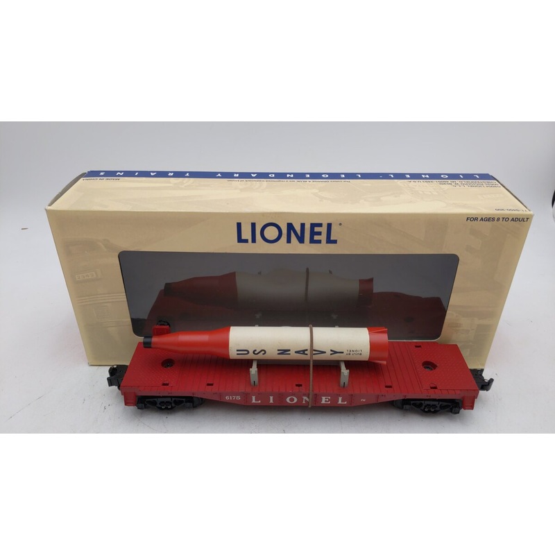 Lionel 6-39441 Flatcar w/ Rocket #6175 VG/Box