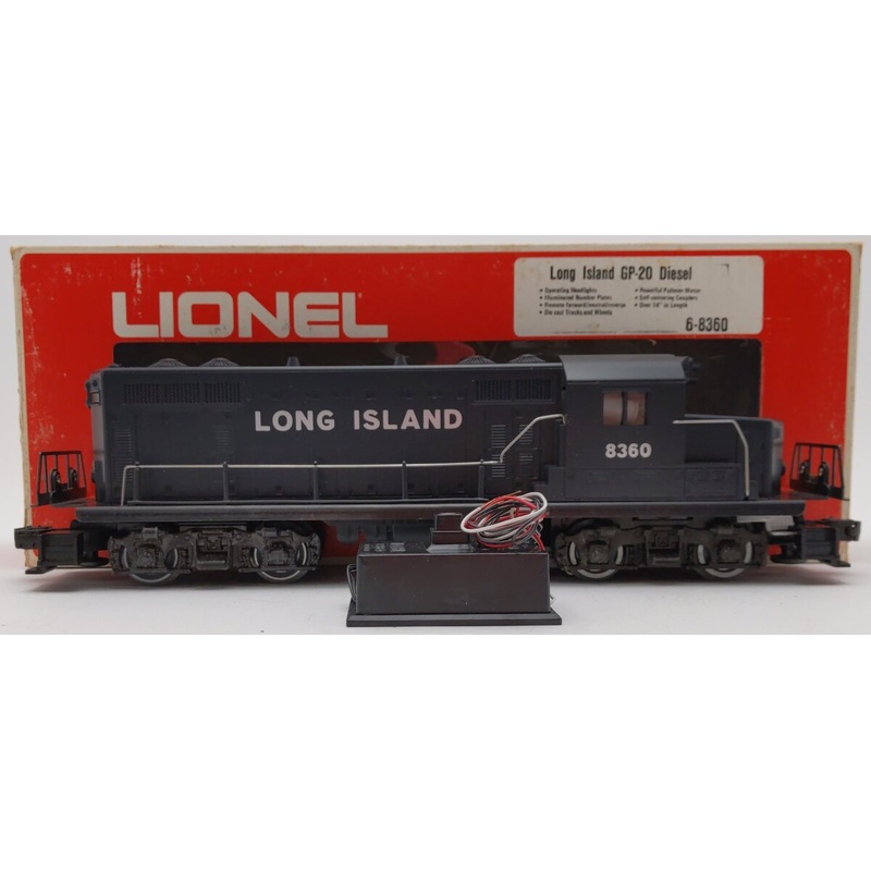 Lionel 6-8360 O Gauge Long Island GP20 Diesel Locomotive #8360 EX/Box