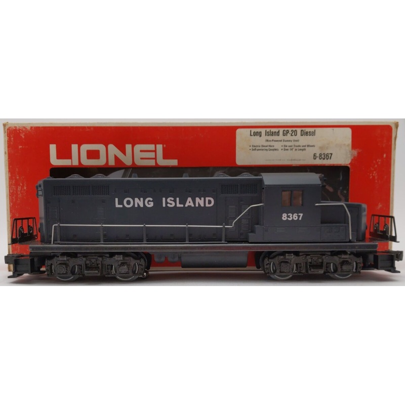 Lionel 6-8367 O Gauge Long Island GP20 Non-Powered Diesel Locomotive EX/Box