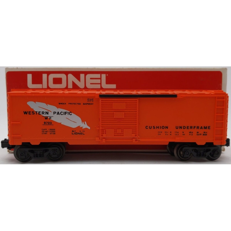 Lionel 6-9723 O Gauge Western Pacific Boxcar EX/Box