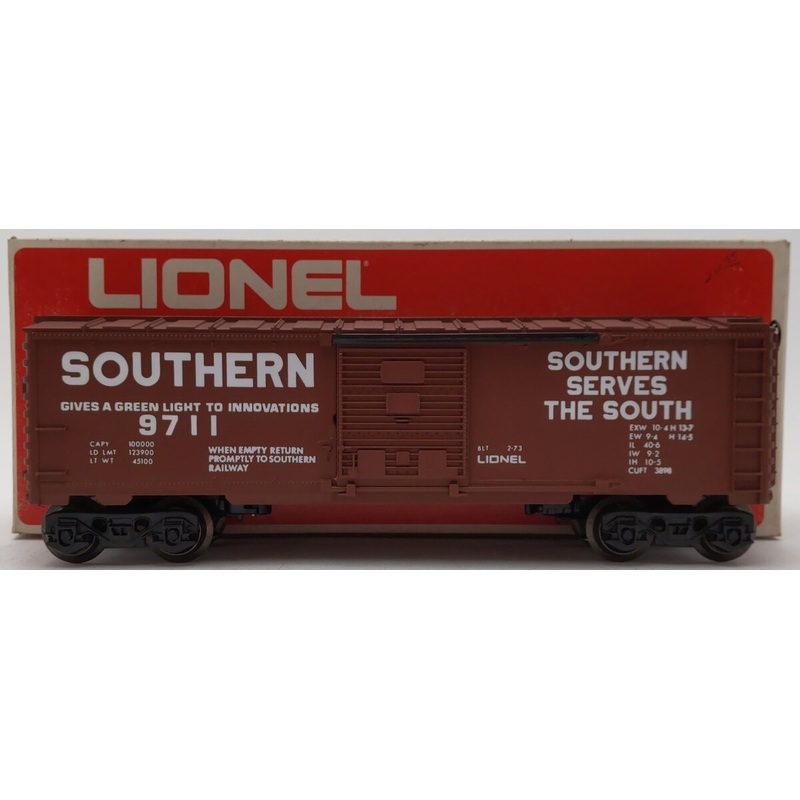 Lionel 6-9711 O Gauge Southern Boxcar #9711 EX/Box
