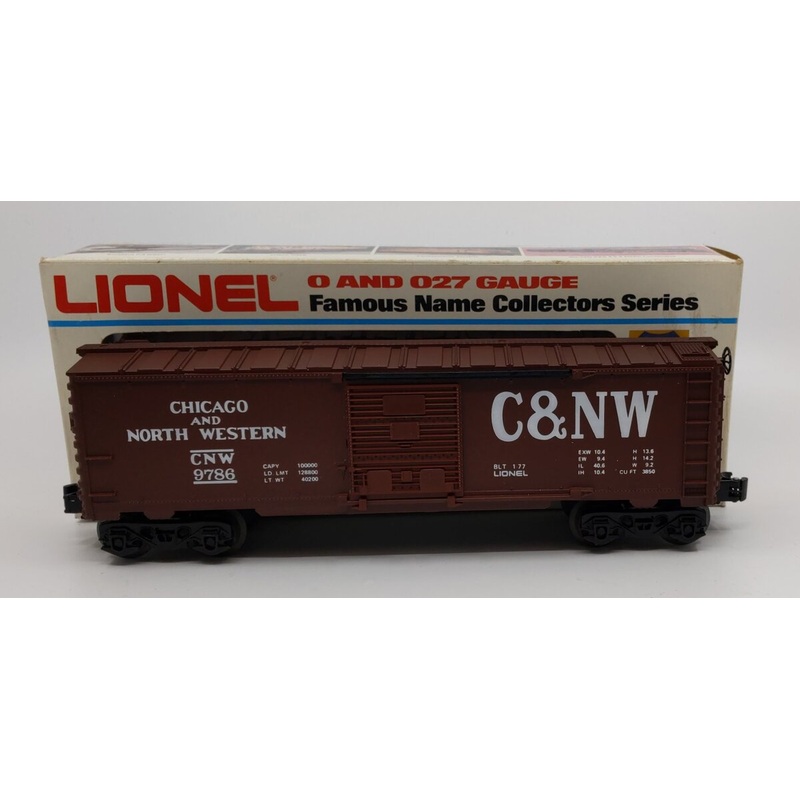 Lionel 6-9786 O Gauge Chicago & North Western Boxcar #9786 LN/Box