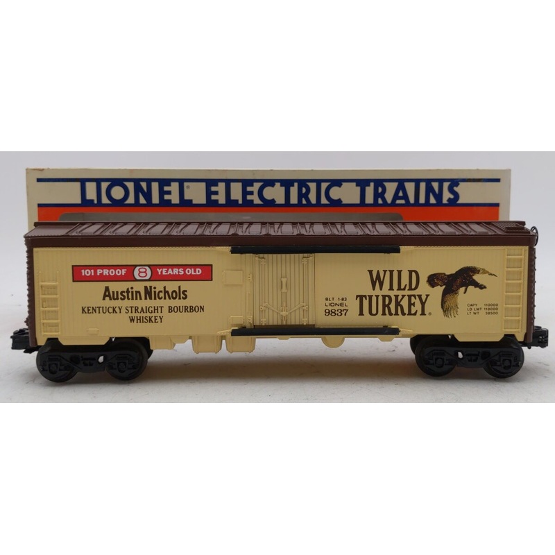 Lionel 6-9837 O Gauge Wild Turkey Bourbon Billboard Refrigerator Car #9837 LN/Box