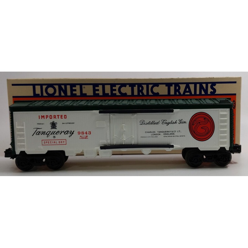 Lionel 6-9843 O Gauge Tanqueray Gin Billboard Reefer LN/Box