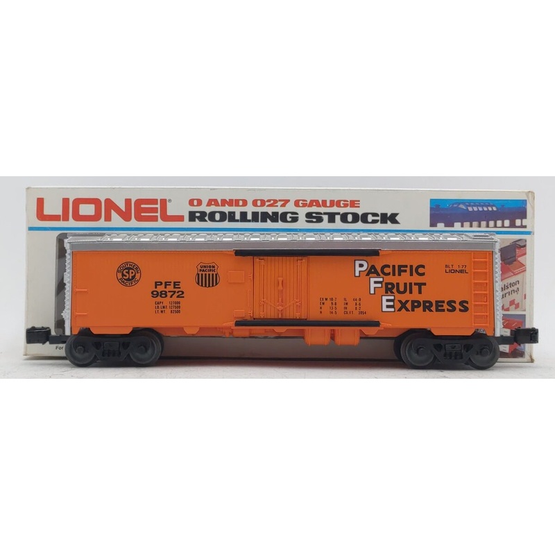 Lionel 6-9872 O Gauge Pacific Fruit Express Billboard Reefer Car LN/Box