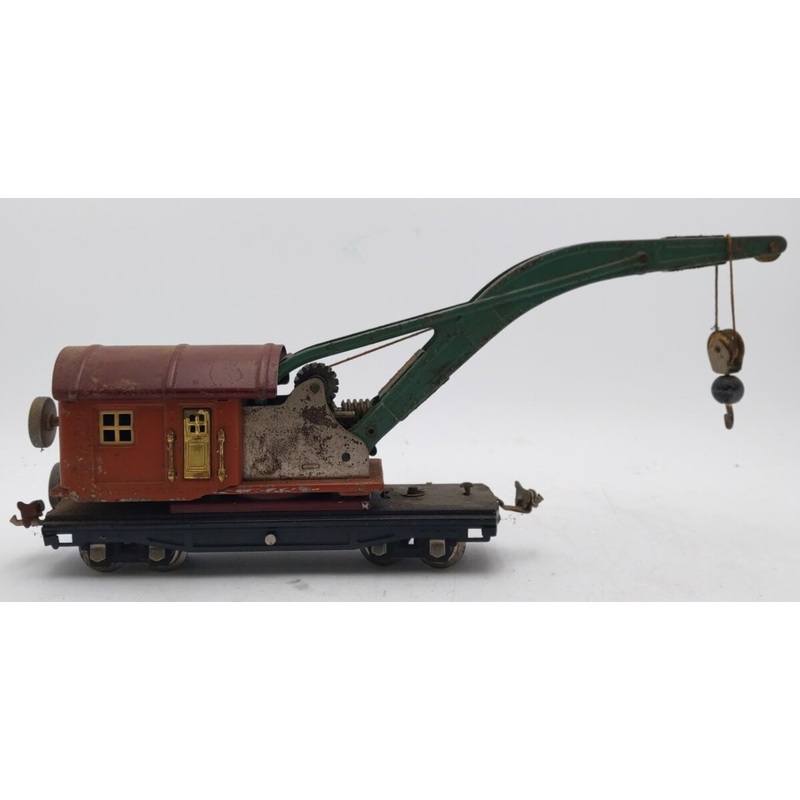 Lionel 810 Vintage O Operating Tinplate Crane VG