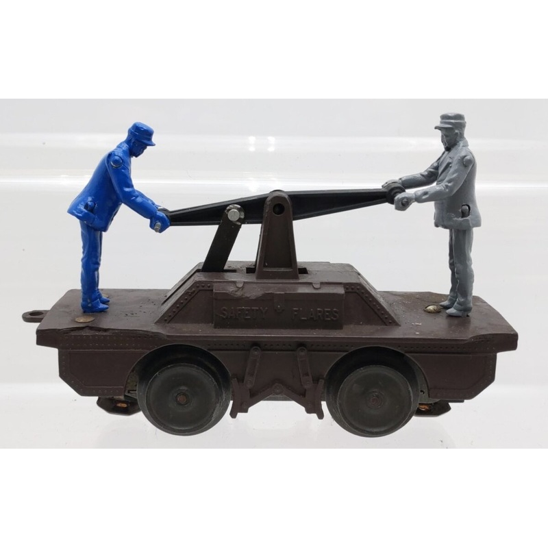 Marx 2002 Vintage O Operating Hand Car VG