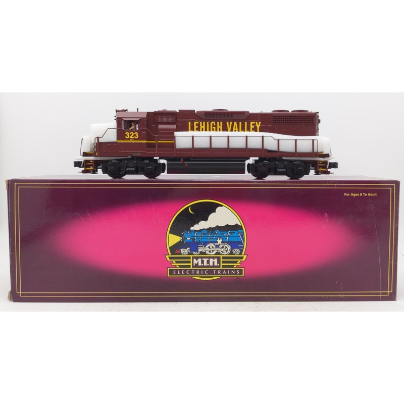MTH 20-2530-3 Lehigh Valley GP38-2 Non-Powered Diesel Engine #323 LN/Box