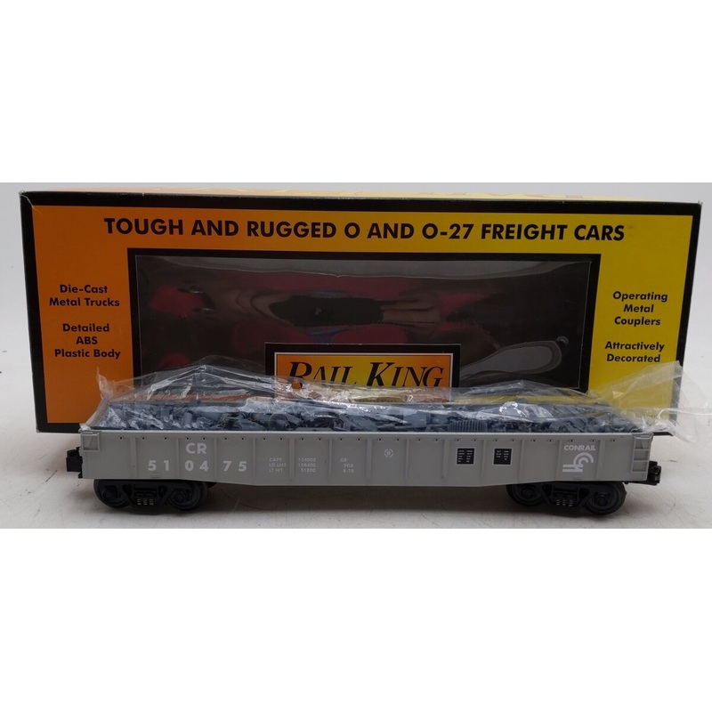 MTH 30-7011B Conrail Gondola w/Junk Load EX/Box