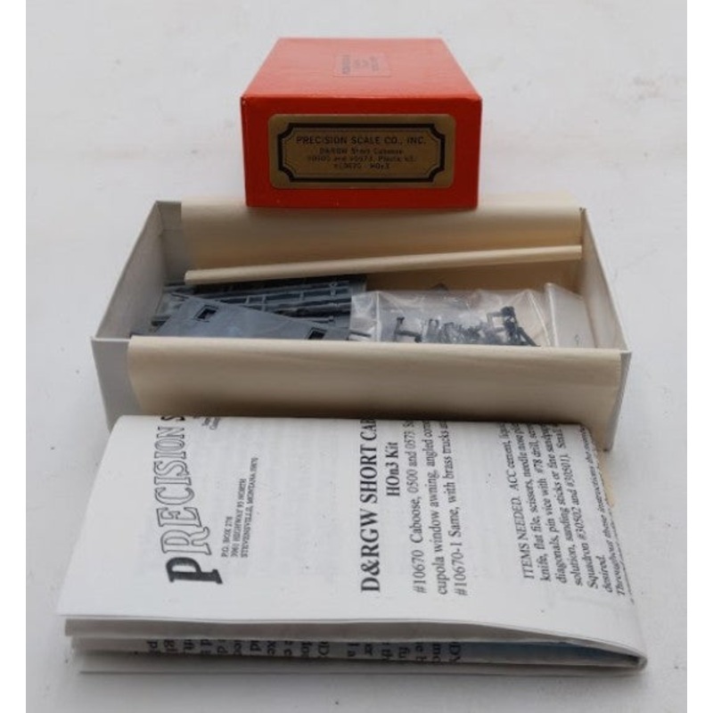 Precision Scale Company 10604 HOn3 Scale UTLX Frameless Tank Car Kit LN/Box