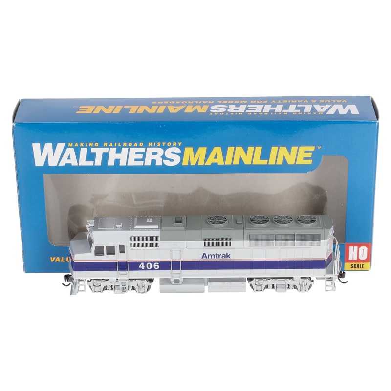 Walthers 910-19453 HO Amtrak EMD F40PH – SoundTraxx Sound & DCC #406 LN/Box