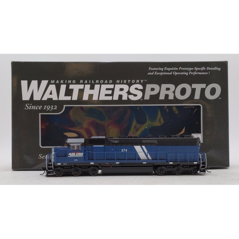 Walthers 920-48064 HO MRL SD45 Diesel Locomotive #374 – Standard DC LN/Box
