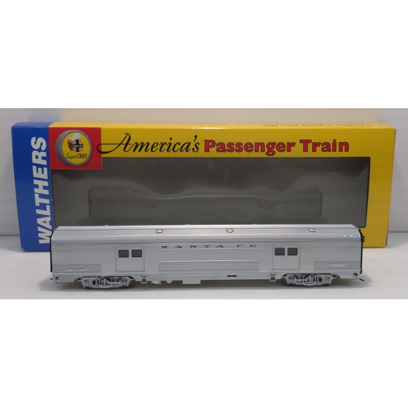 Walthers 932-9002 HO Scale Santa Fe Super Chief Budd 73′ Baggage Car LN/Box