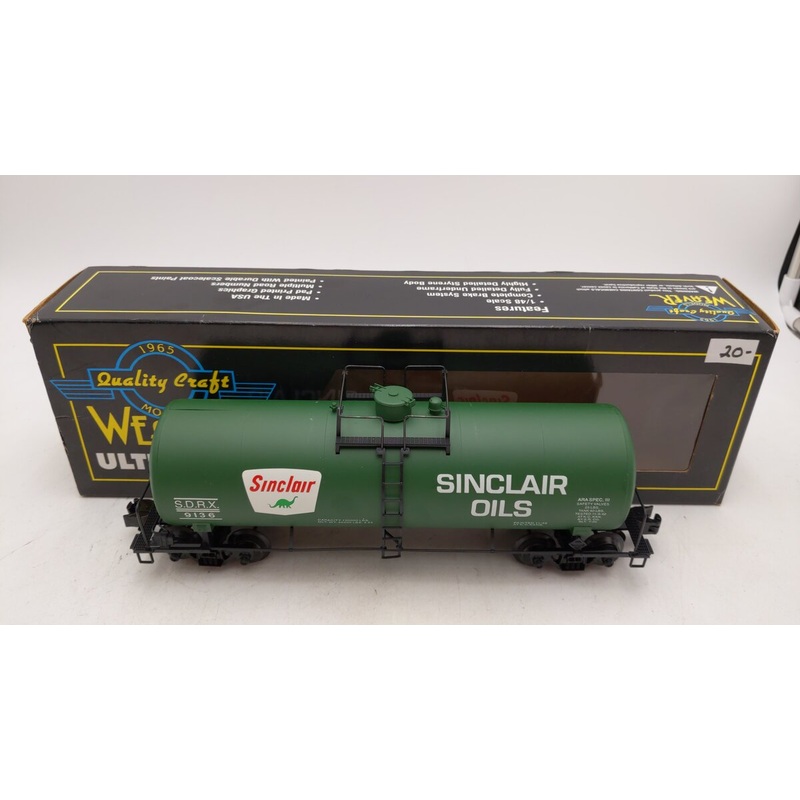 Weaver U1334LD O 40′ Sinclair Oil Tank Car #9136 EX/Box