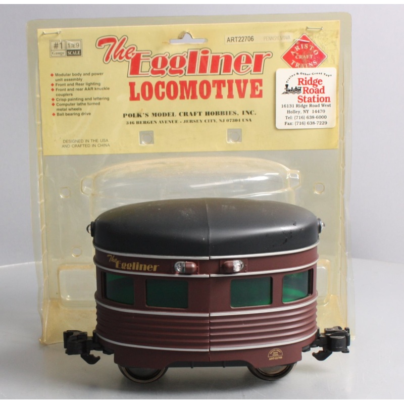 Aristo-Craft 22706 G Scale PRR Eggliner Diesel EX/Box
