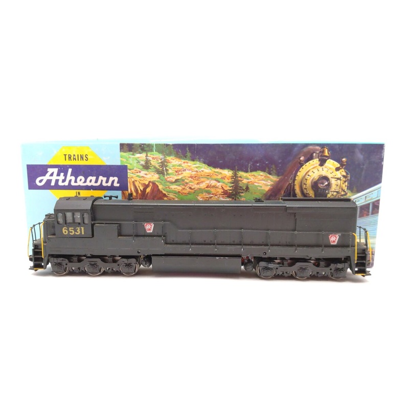 Athearn 3420 HO Scale Custom PRR U28C Powered Diesel Locomotive #6531 w/ Sound EX/Box