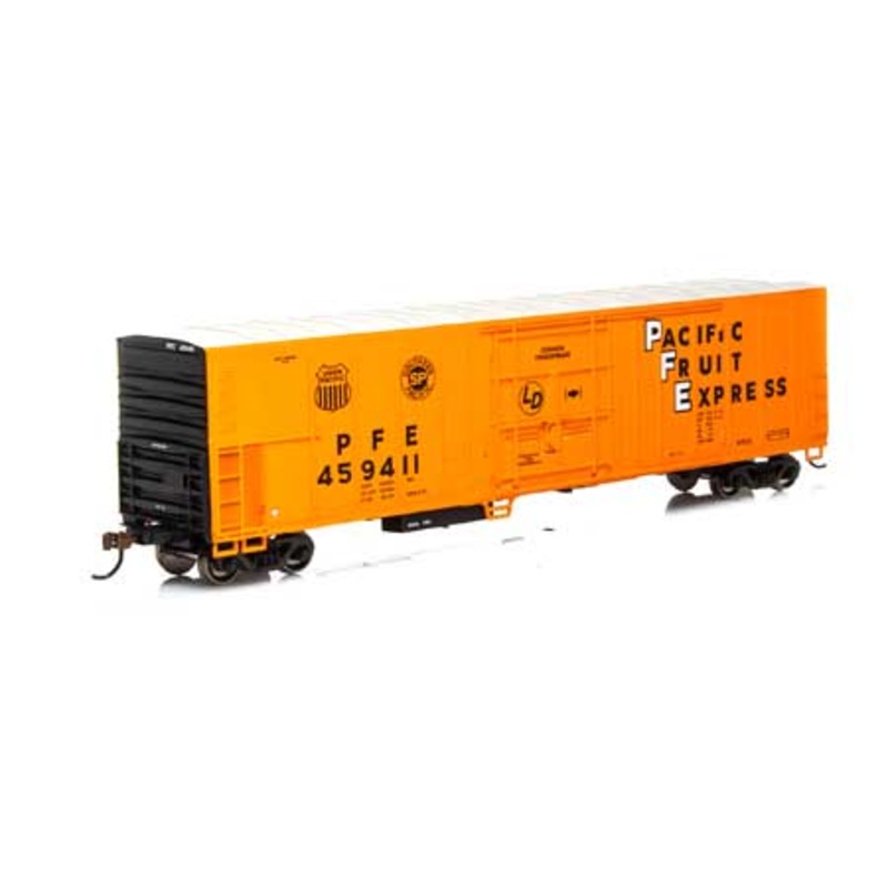 Athearn 71169 HO Pacific Fruit Express RTR 57′ Mechanical Reefer #459411 NIB