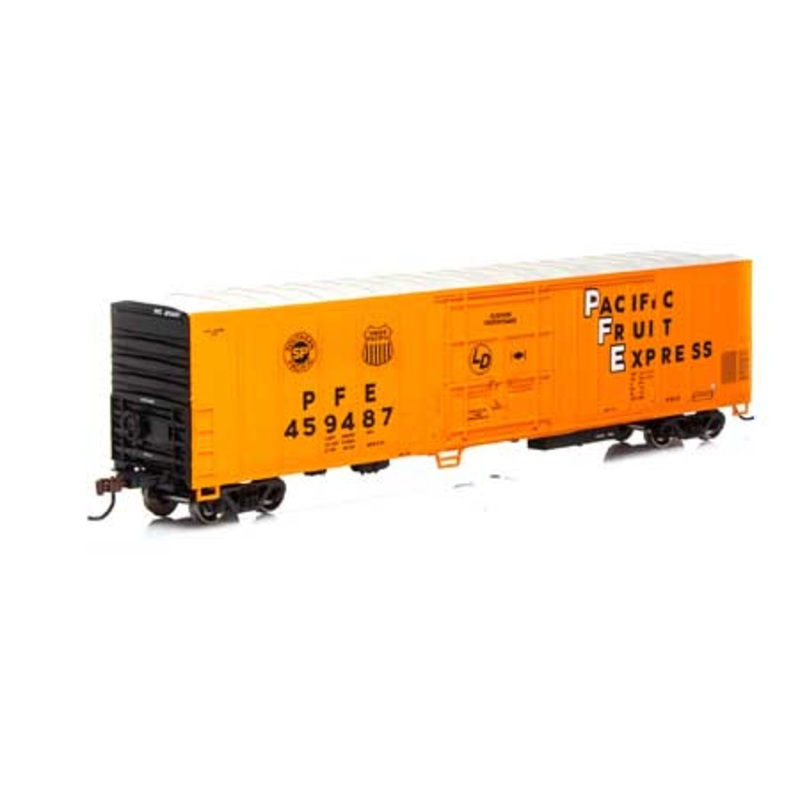 Athearn 71170 HO Scale Pacific Fruit Express RTR 57′ Mechanical Reefer #459487 NIB