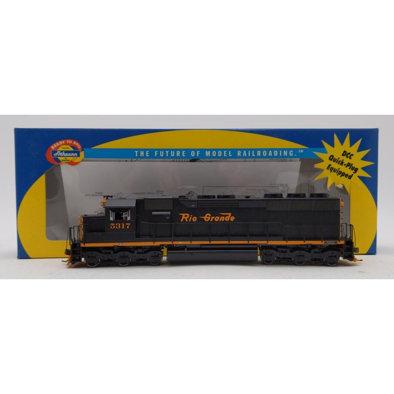 Athearn 95407 HO Rio Grande SD40 Diesel Locomotive #5317 VG/Box