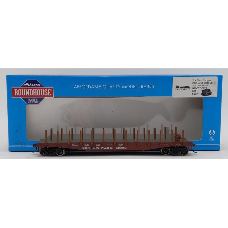 Athearn RND14509 HO Southern Pacific 50 Ft Flat Car #510083 LN/Box
