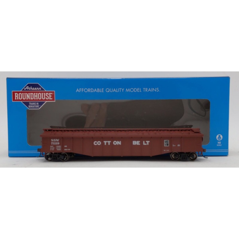 Athearn RND82052 HO Cotton Belt 50 Ft. Covered Gondola #71119 LN/Box