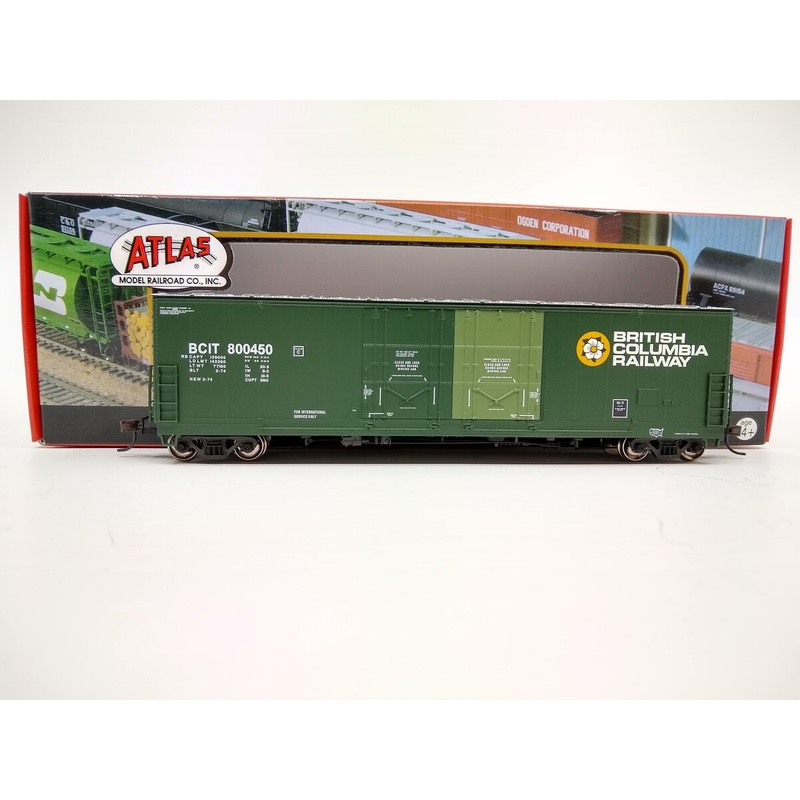 Atlas 20000762 HO Scale BCR 53′ Evans Plug Door Boxcar #800450 MT/Box
