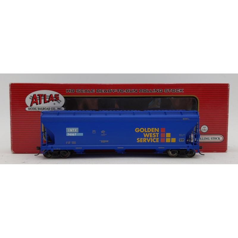 Atlas 20002850 HO Scale Golden West Service ACF 4650 Centerflow Hopper #74167 LN/Box