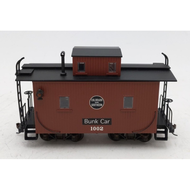 Bachmann 27723 On30 C&S 8-Wheel Bobber Caboose #1002 w/Lights (Custom) EX