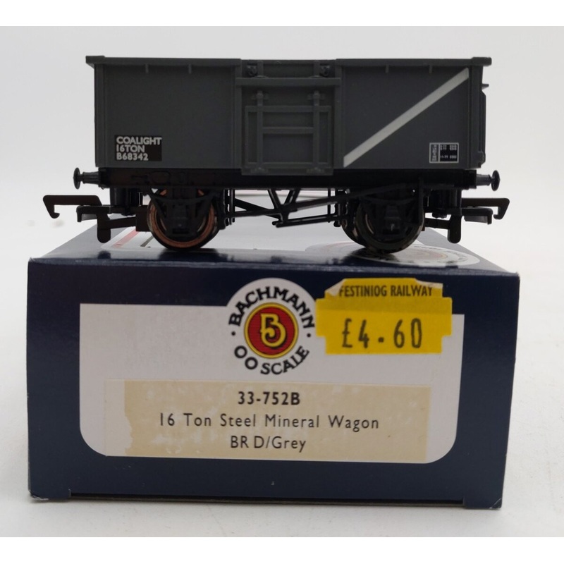 Bachmann 33-752B OO Scale British Rail 16 Ton Steel Mineral Wagon #B68342 LN/Box