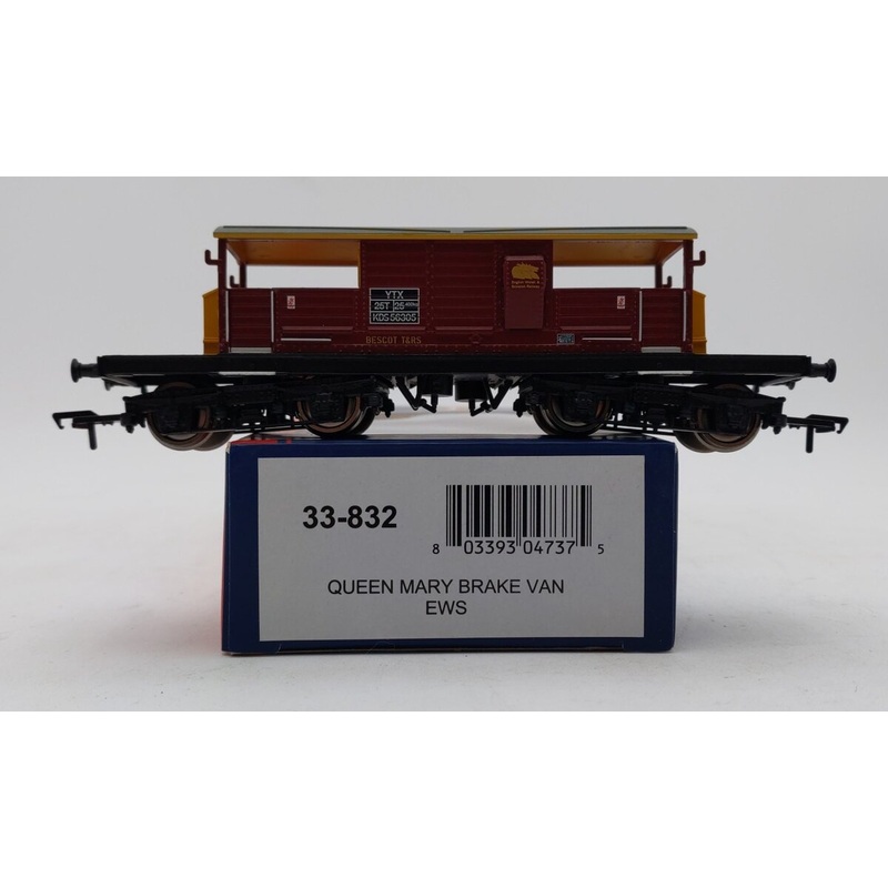 Bachmann 33-832 OO Scale Queen Mary EWS Brake Van #56305 LN/Box