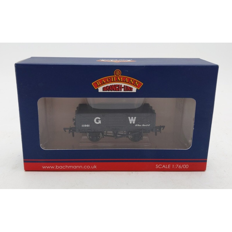 Bachmann 37-068 OO Scale Great Western Railway 5 Plank Wagon #111981 LN/Box