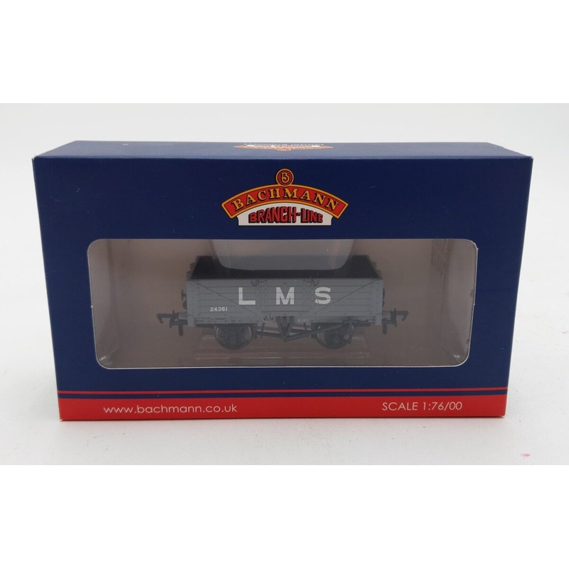 Bachmann 37-070 OO Scale London Midland & Scottish 5 Plank Wagon #24361 LN/Box