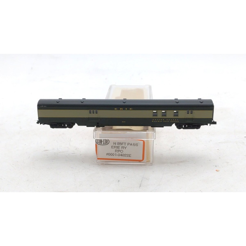 Con-Cor 0001-04022E N Scale Erie Railway Post Office 85′ Passenger Car #529 LN/Box