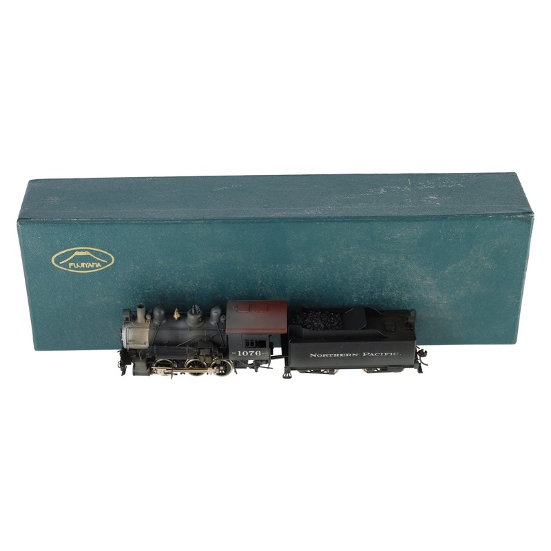 Fujiyama HO Scale BRASS Northern Pacific 0-6-0 Steam Locomotive & Tender LN/Box