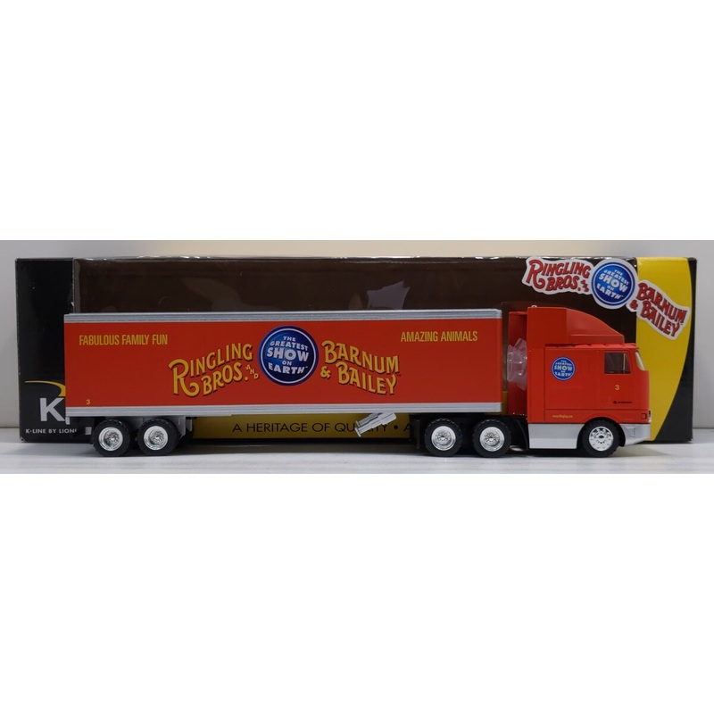 K-Line 6-22260 Ringling Bros Tractor & Trailer #3 EX/Box